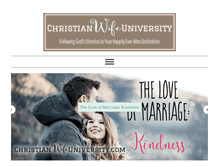 Tablet Screenshot of christianwifeuniversity.com